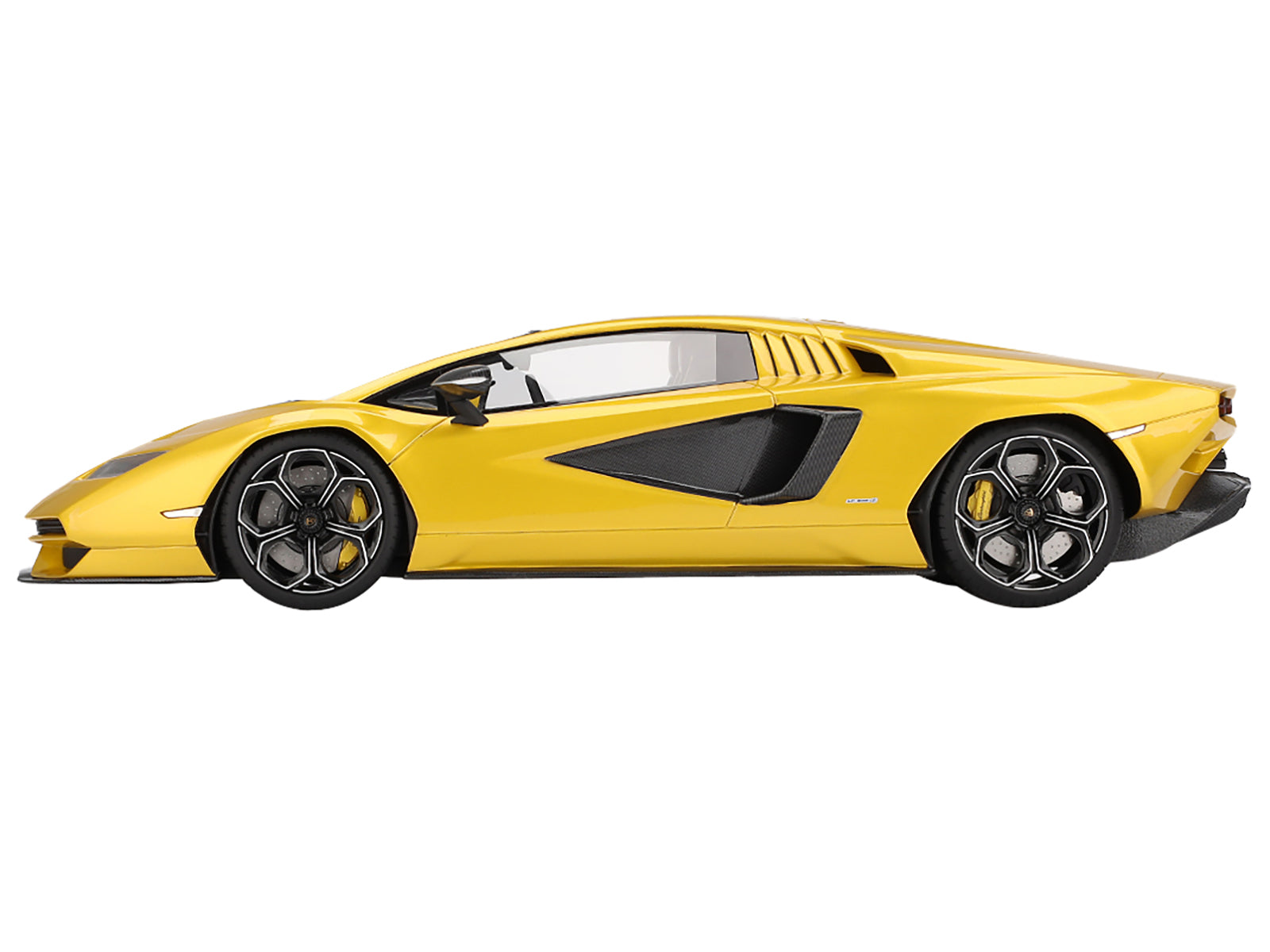 Lamborghini Countach LPI 800-4 New Giallo Orion Gold Metallic 1/18 Model Car by Top Speed - image 3