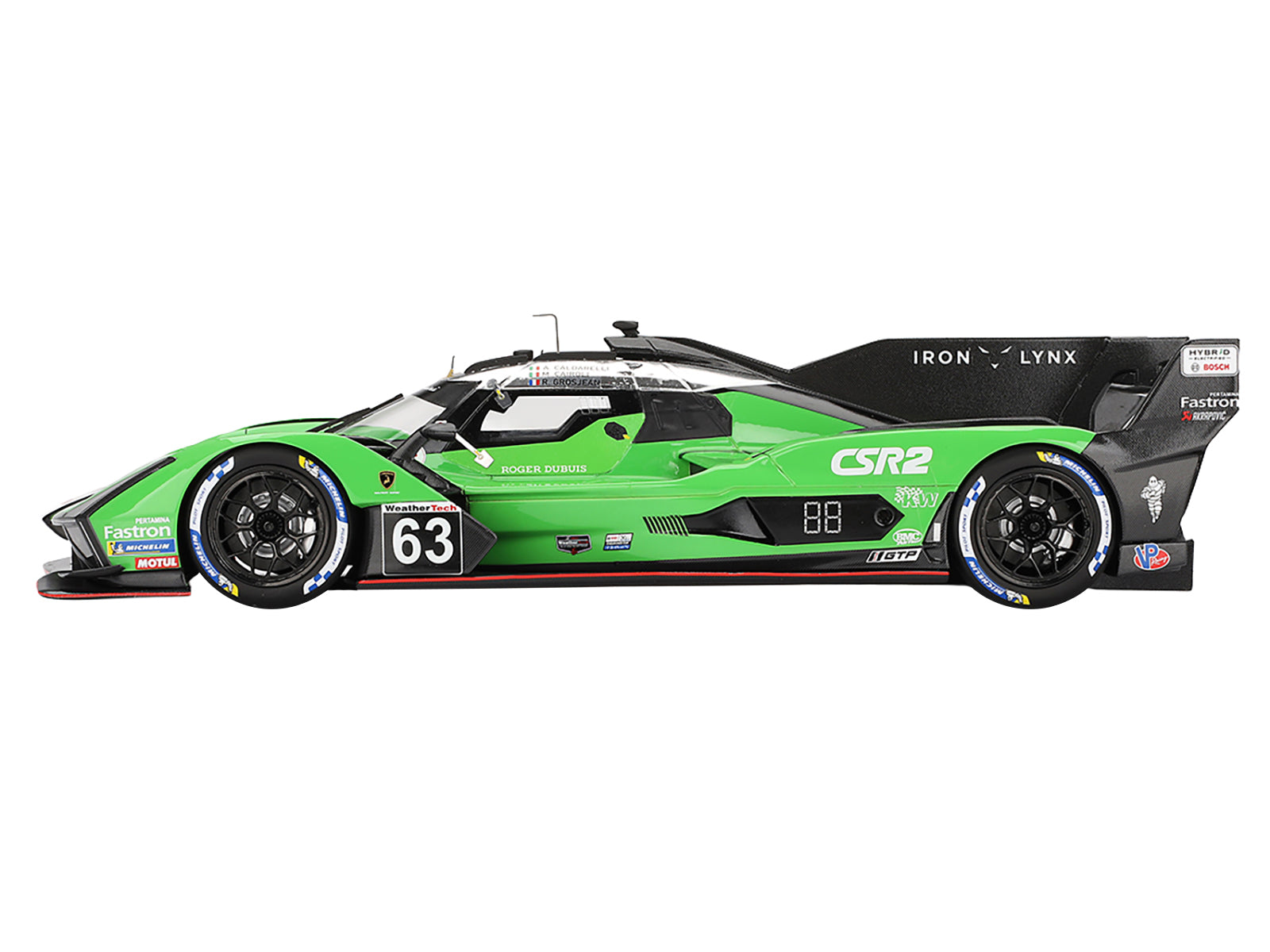 Lamborghini SC63 #63 Matteo Cairoli - Andrea Caldarelli - Romain Grosjean "Iron Lynx" IMSA "12 Hours of Sebring" (2024) 1/18 Model Car by Top Speed - image 3