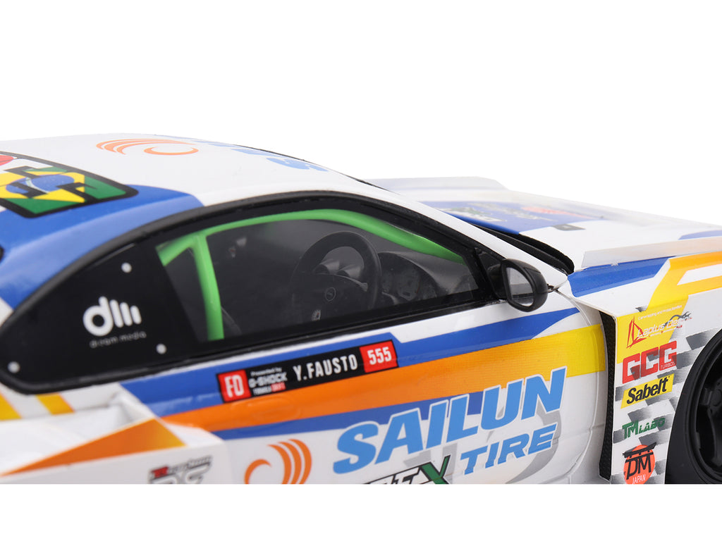 Nissan LB-Super Silhouette S15 SILVIA #555 Yukio Fausto "Formula Drift Japan" (2023) 1/18 Model Car by Top Speed - image 2