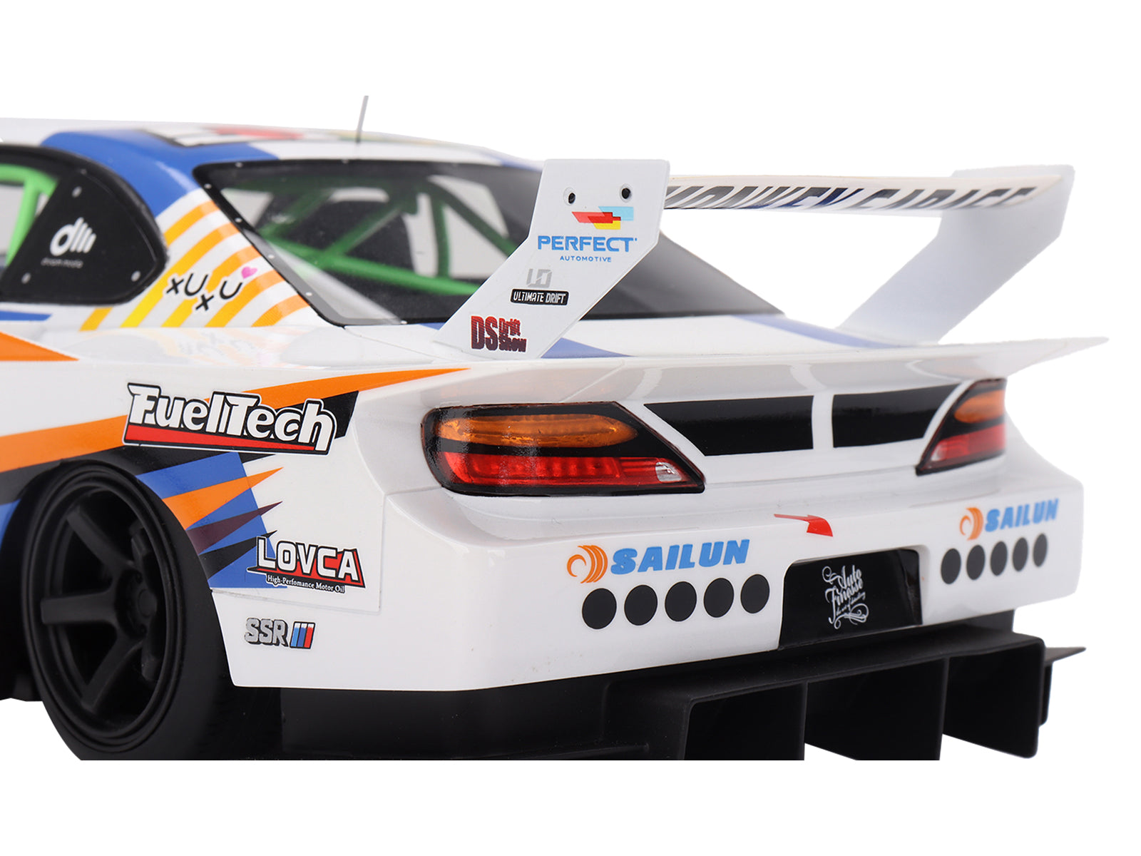 Nissan LB-Super Silhouette S15 SILVIA #555 Yukio Fausto "Formula Drift Japan" (2023) 1/18 Model Car by Top Speed - image 4