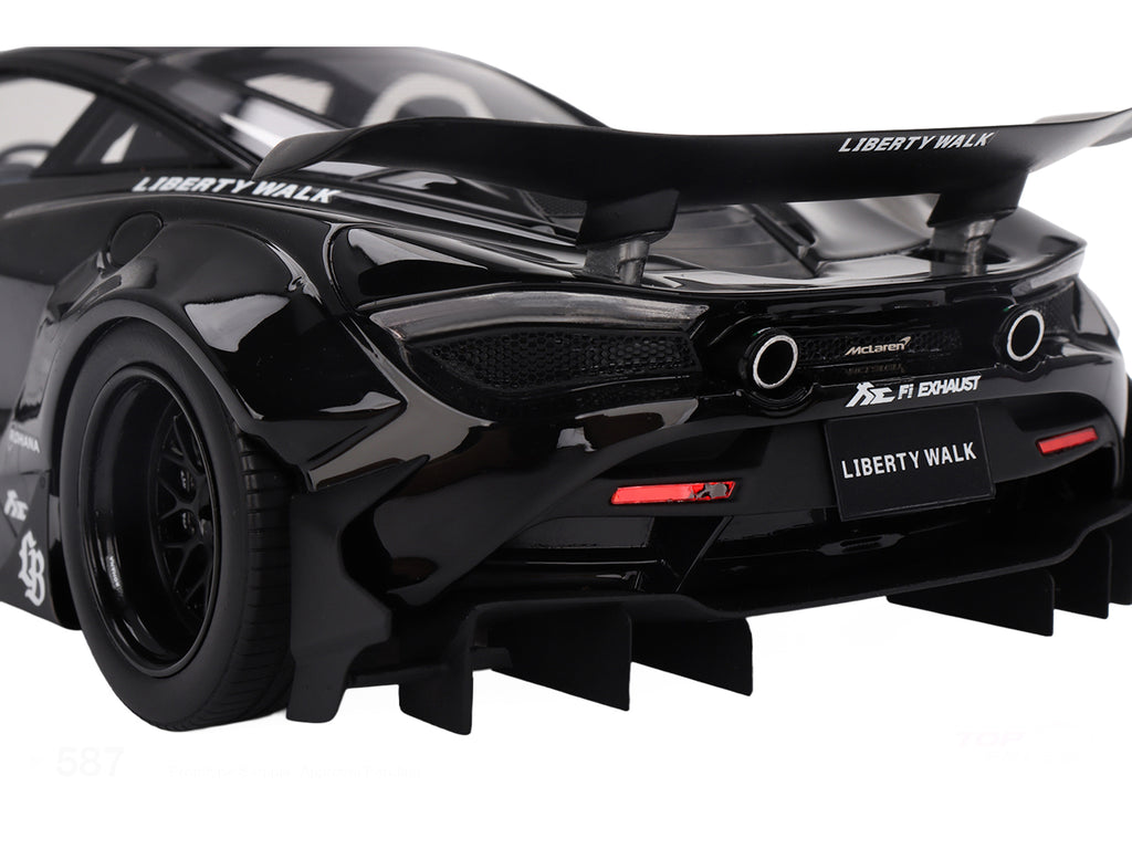 McLaren 720S "LB-Works" Black "Tokyo Auto Salon 2024" 1/18 Model Car by Top Speed - image 4