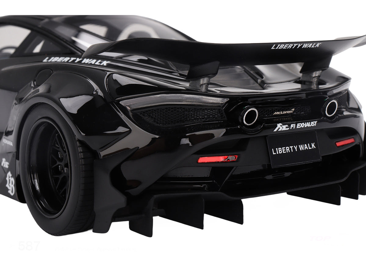 McLaren 720S "LB-Works" Black "Tokyo Auto Salon 2024" 1/18 Model Car by Top Speed - image 4