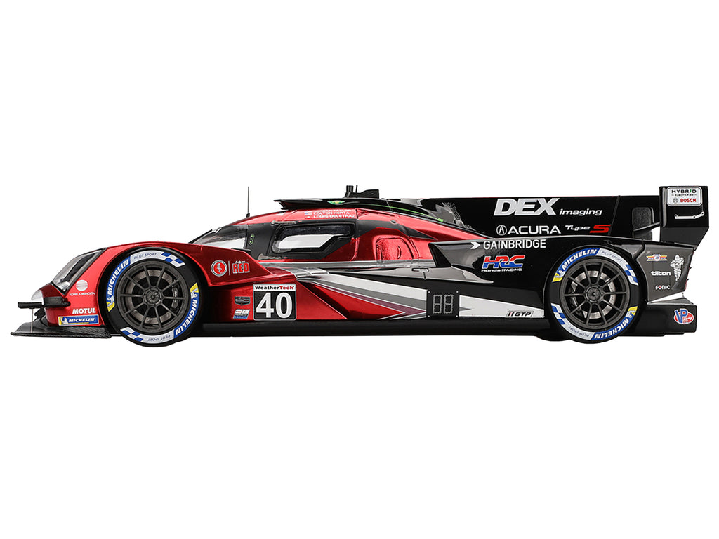 Acura ARX-06 GTP #40 Louis Deletraz - Colton Herta - Jordan Taylor "Wayne Taylor Racing with Andretti" Winner "12 Hours of Sebring" (2024) 1/18 Model Car by Top Speed - image 3