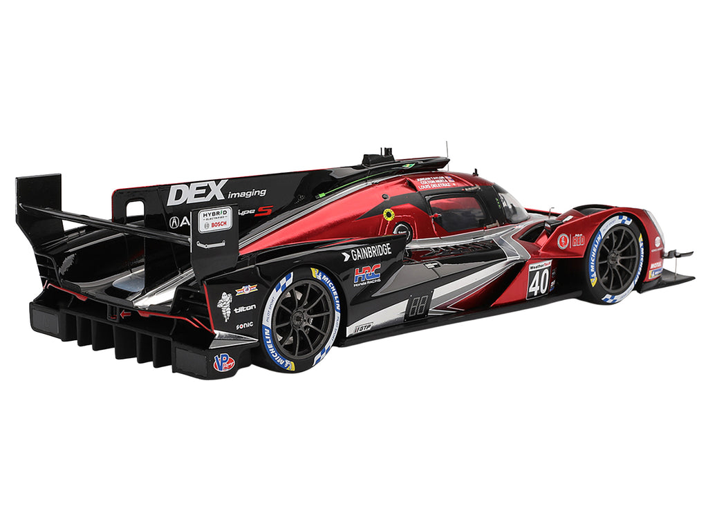 Acura ARX-06 GTP #40 Louis Deletraz - Colton Herta - Jordan Taylor "Wayne Taylor Racing with Andretti" Winner "12 Hours of Sebring" (2024) 1/18 Model Car by Top Speed - image 5