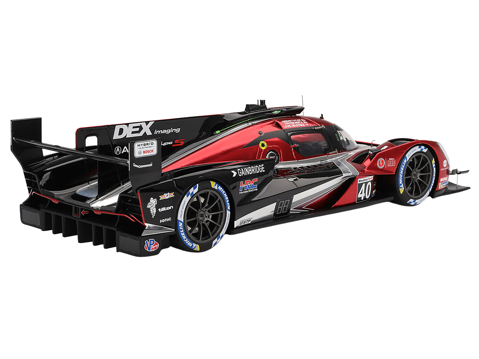 Acura ARX-06 GTP #40 Louis Deletraz - Colton Herta - Jordan Taylor "Wayne Taylor Racing with Andretti" Winner "12 Hours of Sebring" (2024) 1/18 Model Car by Top Speed - image 5