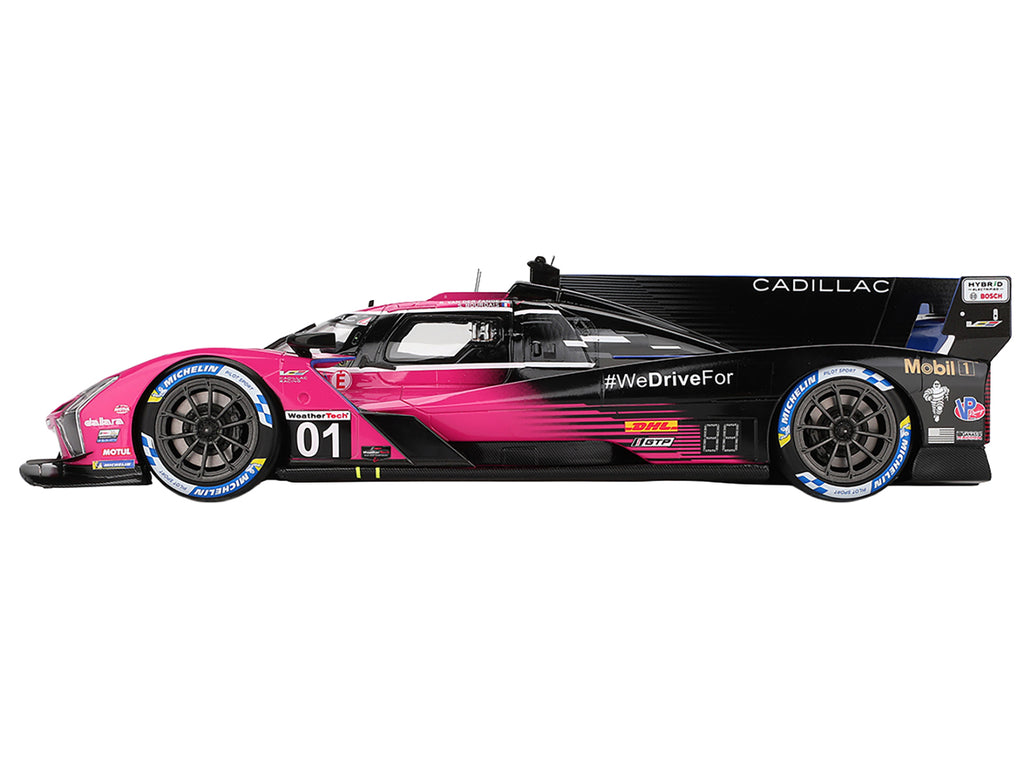Cadillac V-Series.R #01 Sebastien Bourdais - Scott Dixon - Renger van der Zande "Cadillac Racing" Winner IMSA "Petit Le Mans" (2024) 1/18 Model Car by Top Speed - image 3