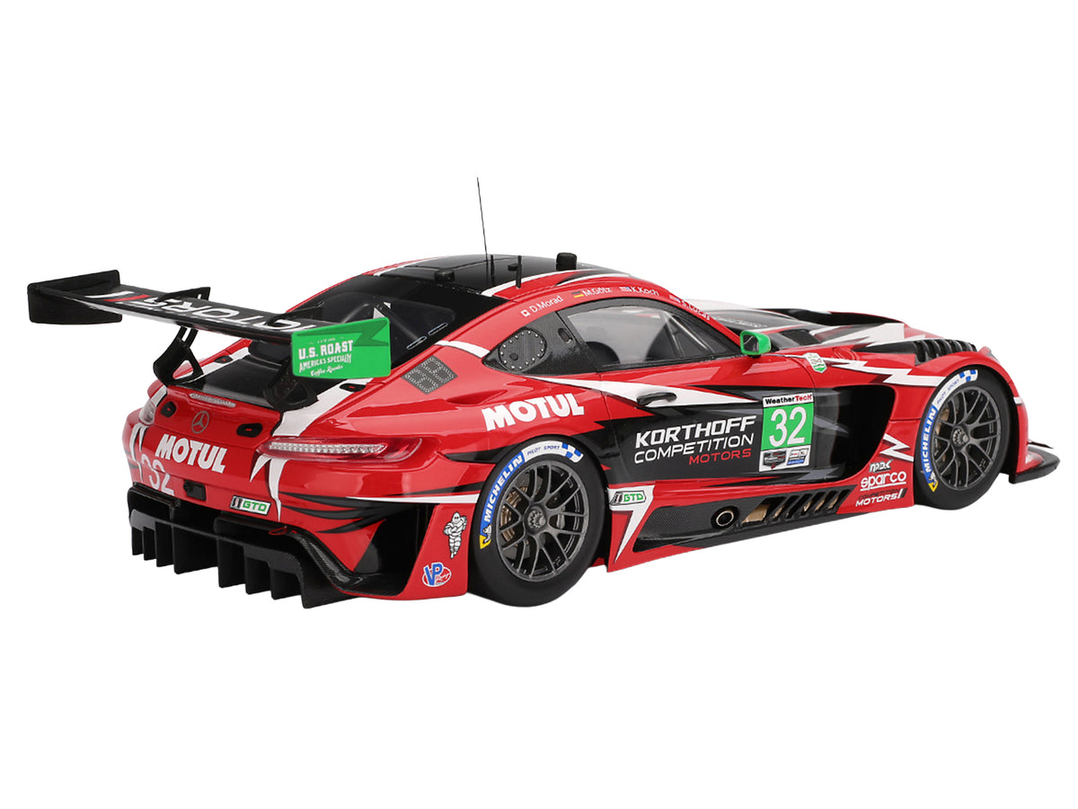 Mercedes-AMG GT3 EVO #32 Maximilian Gotz - Kenton Koch - Seth Lucas - Daniel Morad "Korthoff Competition Motors" IMSA "24 Hours of Daytona" (2025) 1/18 Model Car by Top Speed - image 5
