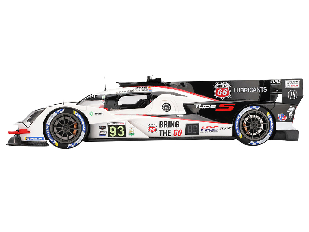 Acura ARX-06 GTP #93 Kakunoshin Ohta - Alex Palou - Renger van der Zande - Nick Yelloly "Acura Meyer Shank Racing with Curb-Agajanian" "24 Hours of Daytona" (2025) 1/18 Model Car by Top Speed - image 3