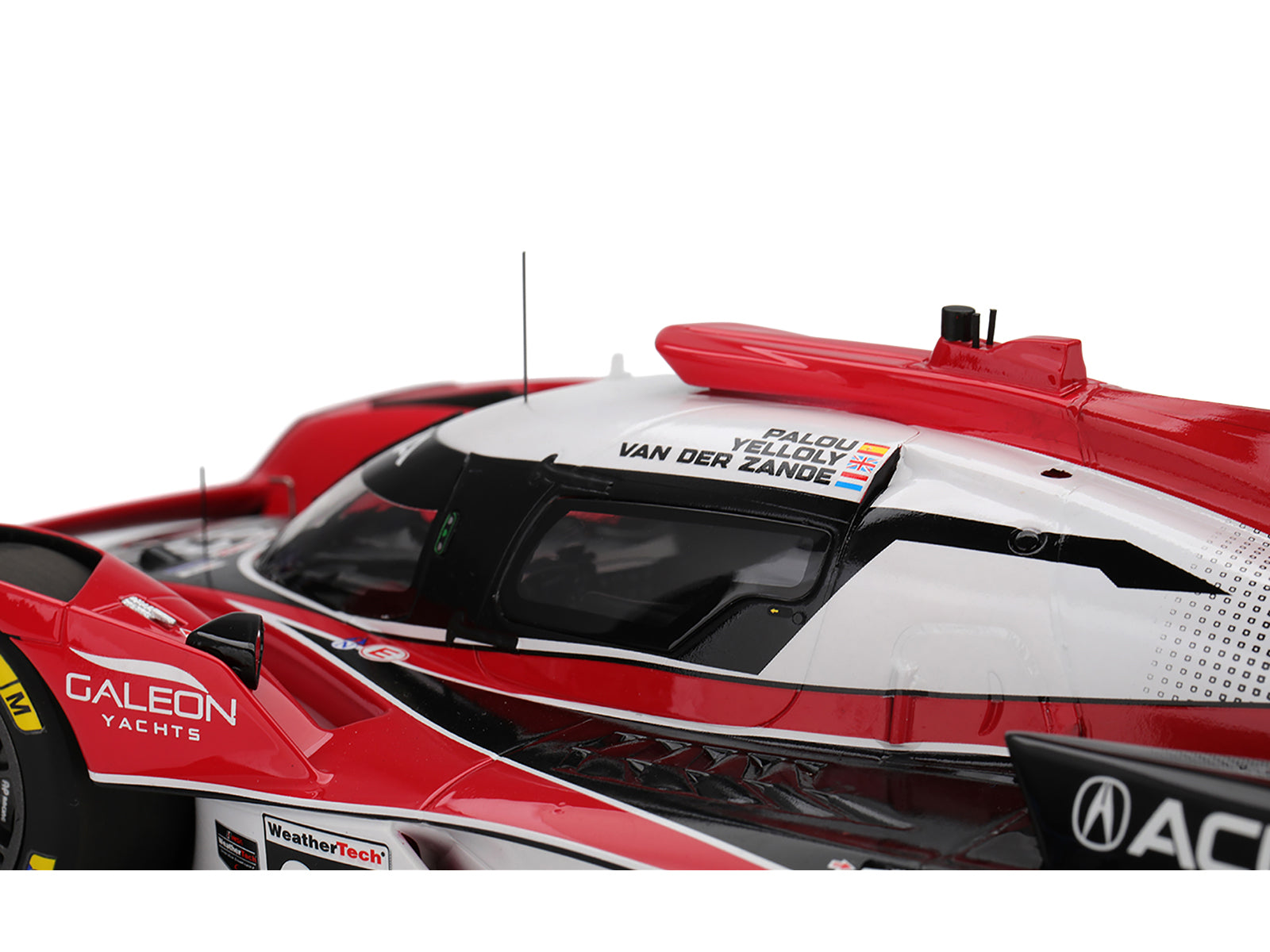 Acura ARX-06 #93 Alex Palou - Renger van der Zande - Nick Yelloly "Acura Meyer Shank Racing" 3rd Place GTP IMSA "12 Hours of Sebring" (2025) 1/18 Model Car by Top Speed - image 2