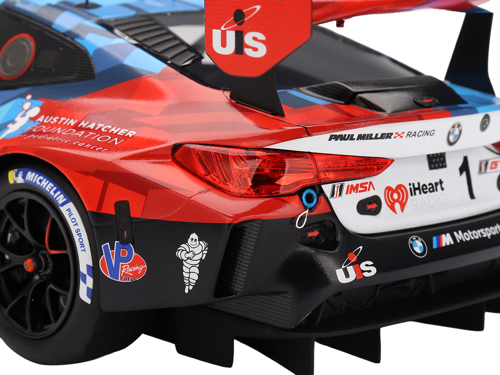BMW M4 GT3 EVO #1 Connor De Phillippi - Madison Snow - Neil Verhagen - Kelvin van der Linde "Paul Miller Racing" IMSA "24 Hours of Daytona" (2025) 1/18 Model Car by Top Speed - image 4