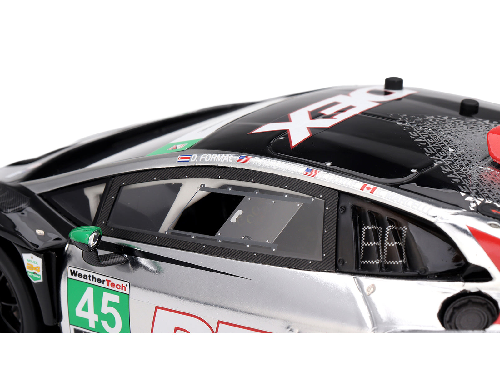 Lamborghini Huracan GT3 EVO2 #45 Graham Doyle - Danny Formal - Trent Hindman - Kyle Marcelli "Wayne Taylor Racing" IMSA "24 Hours of Daytona" (2025) 1/18 Model Car by Top Speed