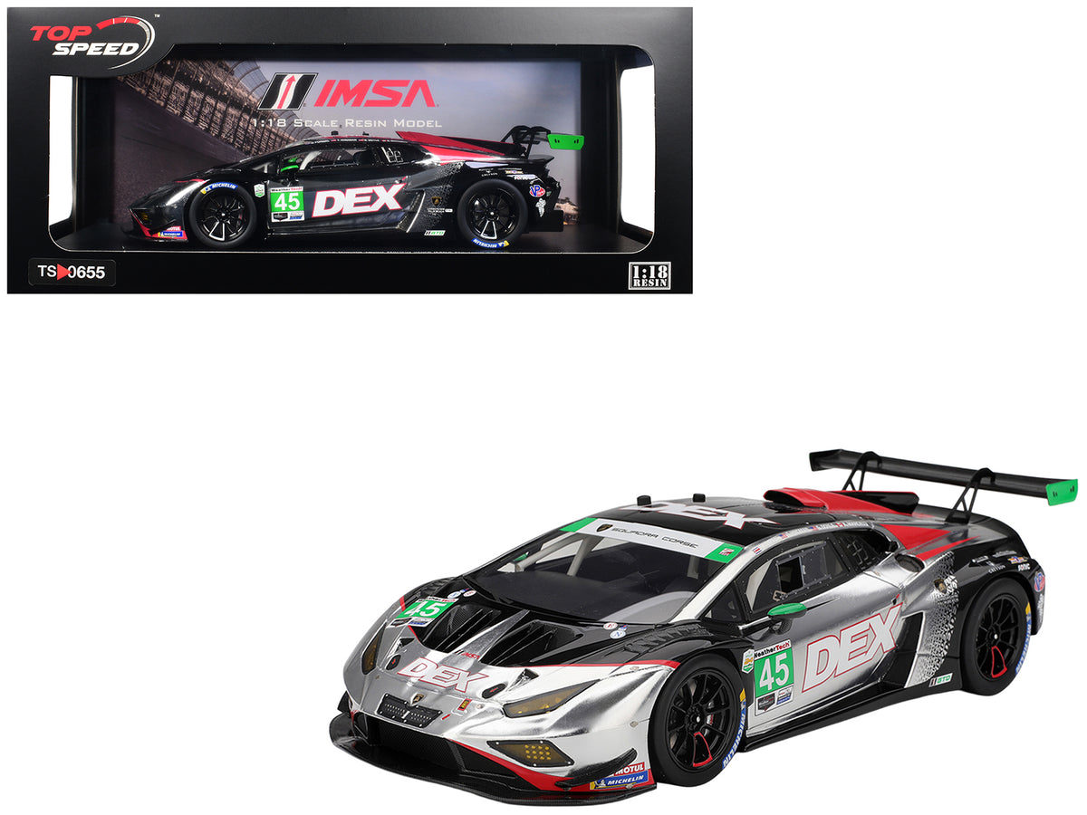 Lamborghini Huracan GT3 EVO2 #45 Graham Doyle - Danny Formal - Trent Hindman - Kyle Marcelli "Wayne Taylor Racing" IMSA "24 Hours of Daytona" (2025) 1/18 Model Car by Top Speed