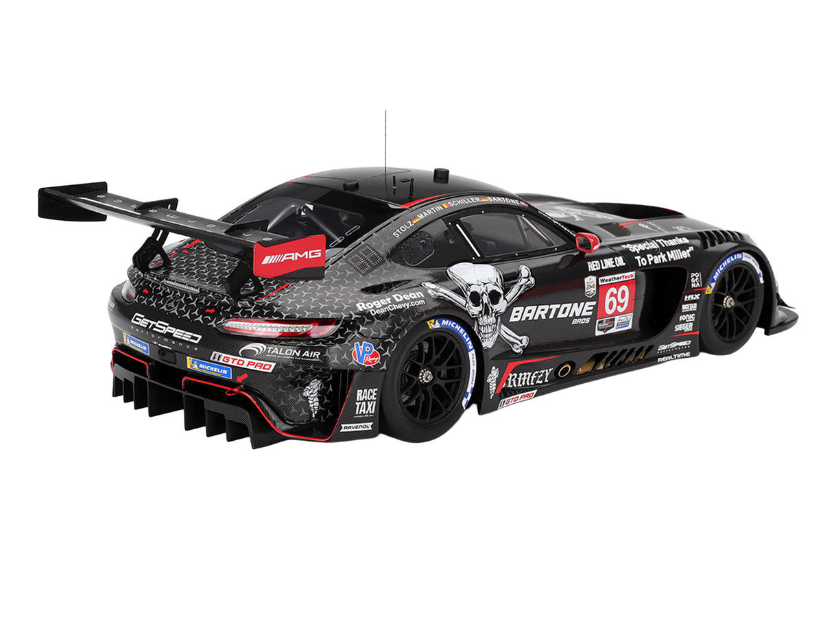 Mercedes-AMG GT3 EVO #69 Anthony Bartone - Maxime Martin - Fabian Schiller - Luca Stolz "GetSpeed" IMSA "24 Hours of Daytona" (2025) 1/18 Model Car by Top Speed - image 5