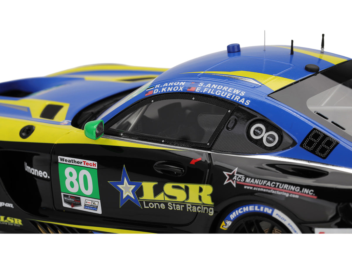 Mercedes-AMG GT3 EVO #80 Scott Andrews - Ralf Aron - Eric Filgueiras - Dan Knox "Lone Star Racing" IMSA "24 Hours of Daytona" (2025) 1/18 Model Car by Top Speed - image 2
