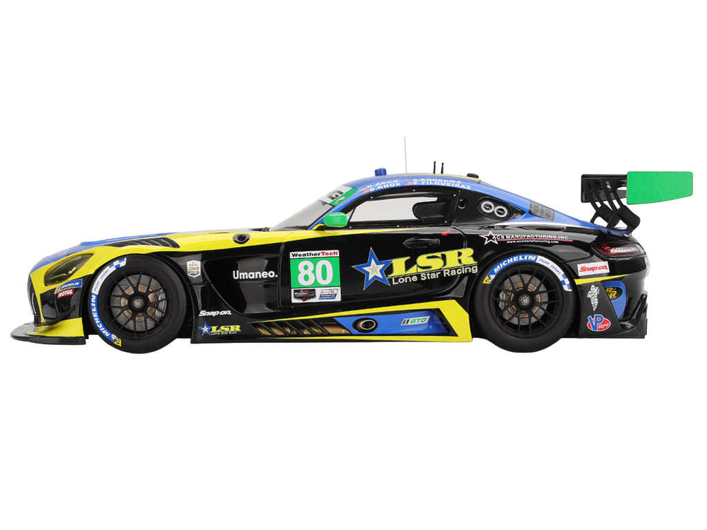 Mercedes-AMG GT3 EVO #80 Scott Andrews - Ralf Aron - Eric Filgueiras - Dan Knox "Lone Star Racing" IMSA "24 Hours of Daytona" (2025) 1/18 Model Car by Top Speed - image 3