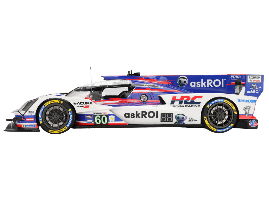 Acura ARX-06 GTP #60 Tom Blomqvist - Colin Braun - Scott Dixon - Felix Rosenqvist "Acura Meyer Shank Racing with Curb-Agajanian" 2nd Place IMSA "24 Hours of Daytona" (2025) 1/18 Model Car by Top Speed - image 3