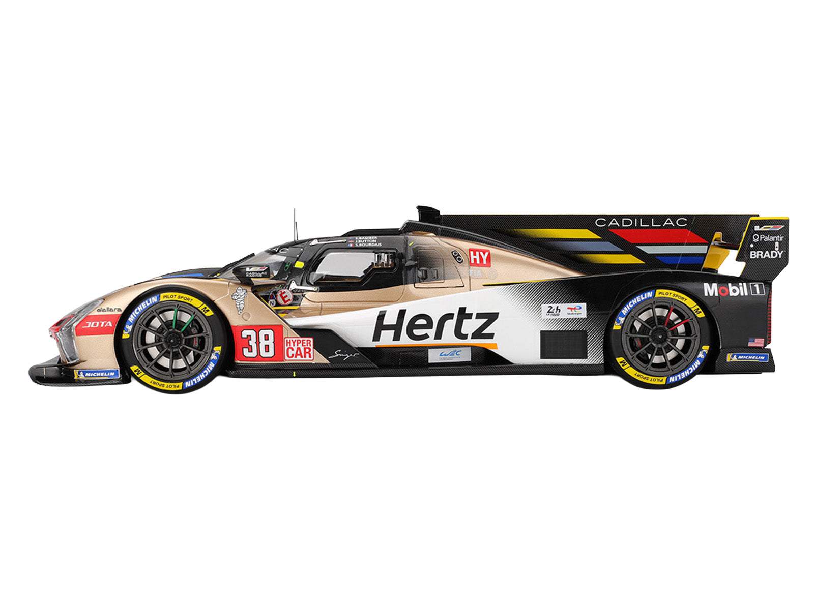 Cadillac V-Series.R #38 Earl Bamber - Sebastien Bourdais - Jenson Button "Cadillac Hertz Team Jota" FIA WEC "24 Hours of Le Mans" (2025) 1/18 Model Car by Top Speed - image 3