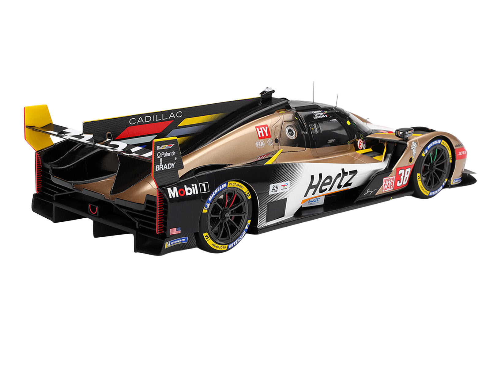 Cadillac V-Series.R #38 Earl Bamber - Sebastien Bourdais - Jenson Button "Cadillac Hertz Team Jota" FIA WEC "24 Hours of Le Mans" (2025) 1/18 Model Car by Top Speed - image 5