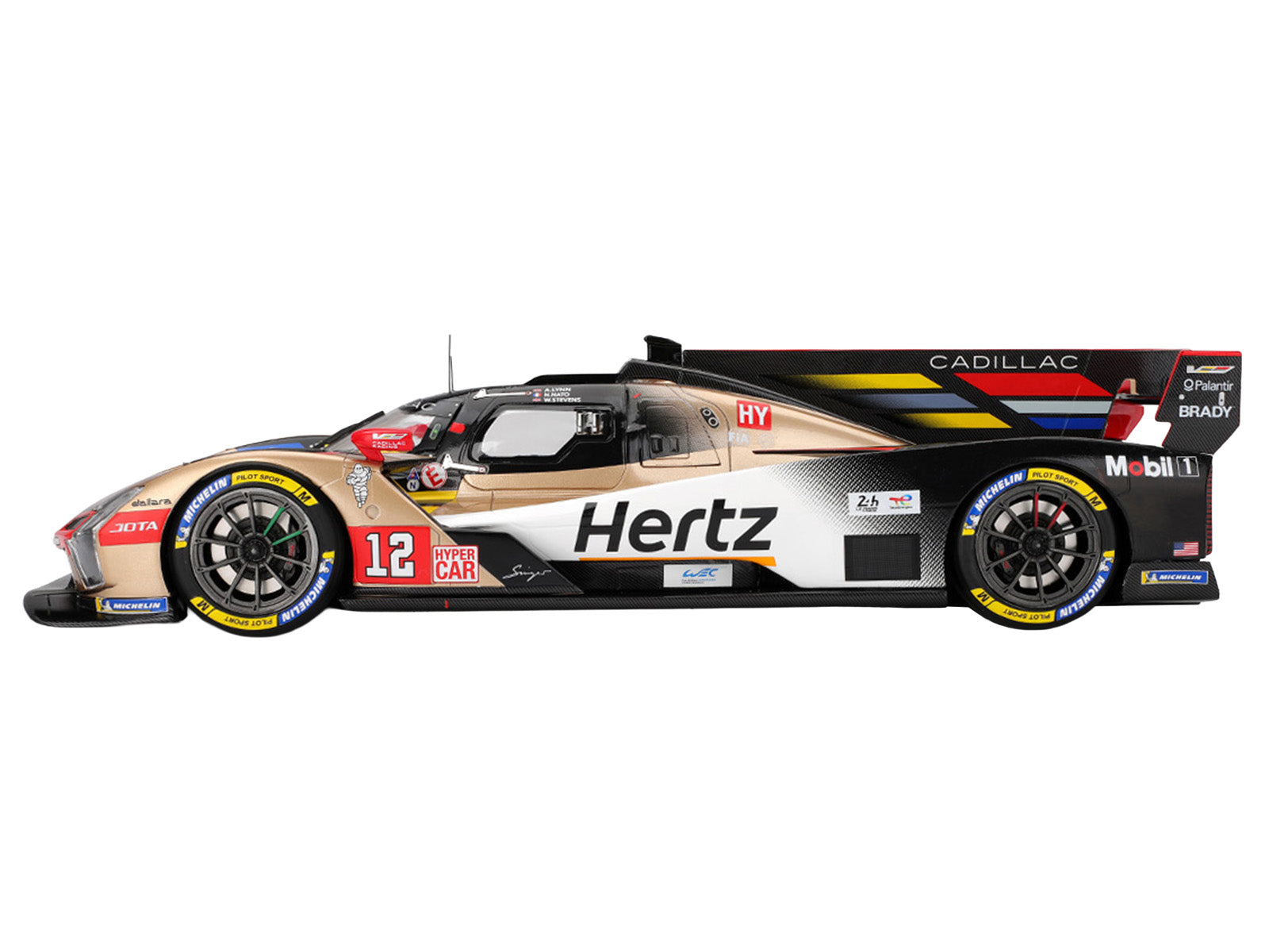 Cadillac V-Series.R #12 Alex Lynn - Norman Nato - Will Stevens "Cadillac Hertz Team Jota" FIA WEC "24 Hours of Le Mans" (2025) 1/18 Model Car by Top Speed - image 3