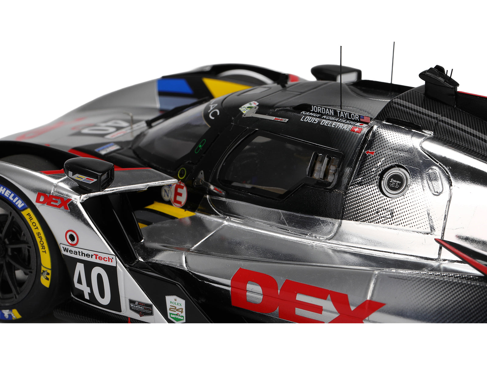 Cadillac V-Series.R #40 Louis Deletraz - Kamui Kobayashi - Jordan Taylor "Cadillac Wayne Taylor Racing" IMSA "24 Hours of Daytona" (2025) 1/18 Model Car by Top Speed - image 2