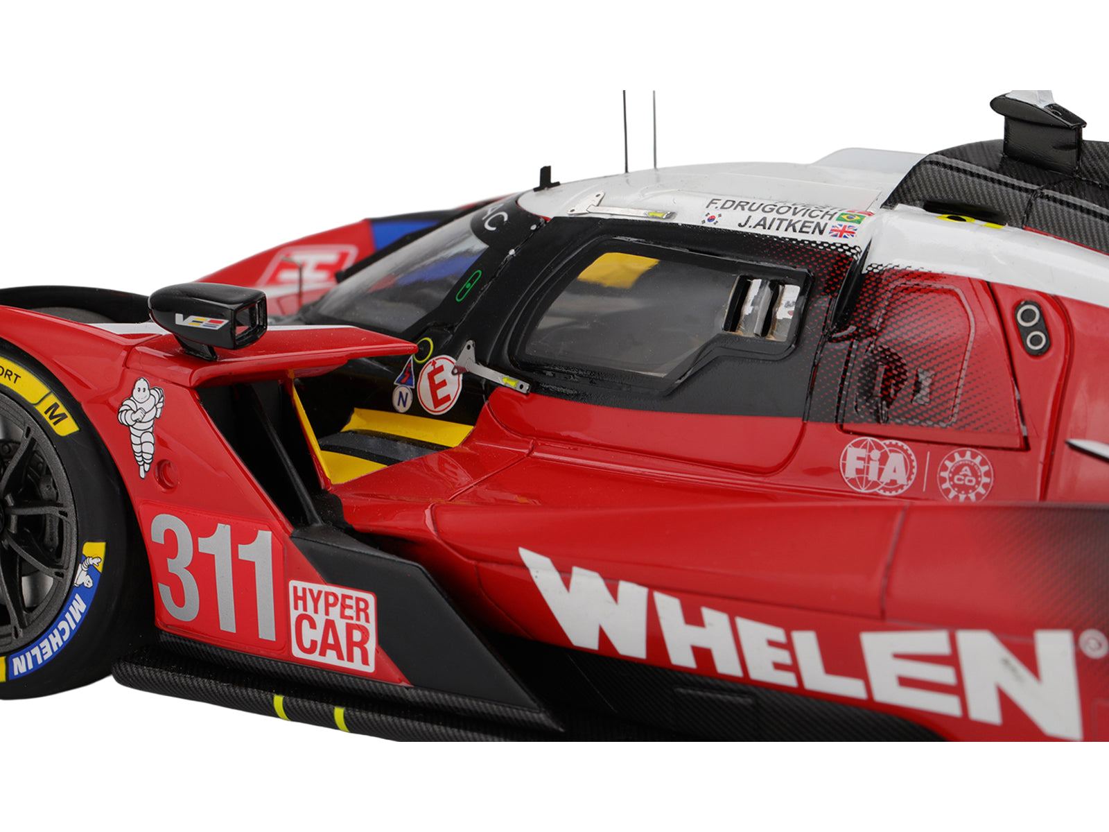 Cadillac V-Series.R #311 Jack Aitken - Felipe Drugovich - Frederik Vesti "Cadillac Whelen" FIA WEC "24 Hours of Le Mans" (2025) 1/18 Model Car by Top Speed - image 2