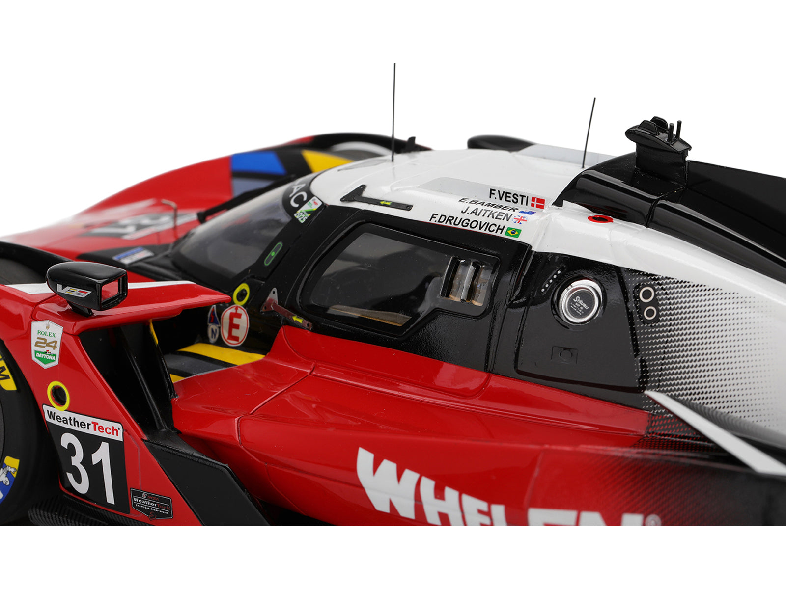 Cadillac V-Series.R #31 Jack Aitken - Felipe Drugovich - Frederik Vesti - Earl Bamber "Cadillac Whelen" IMSA "24 Hours of Daytona" (2025) 1/18 Model Car by Top Speed - image 2