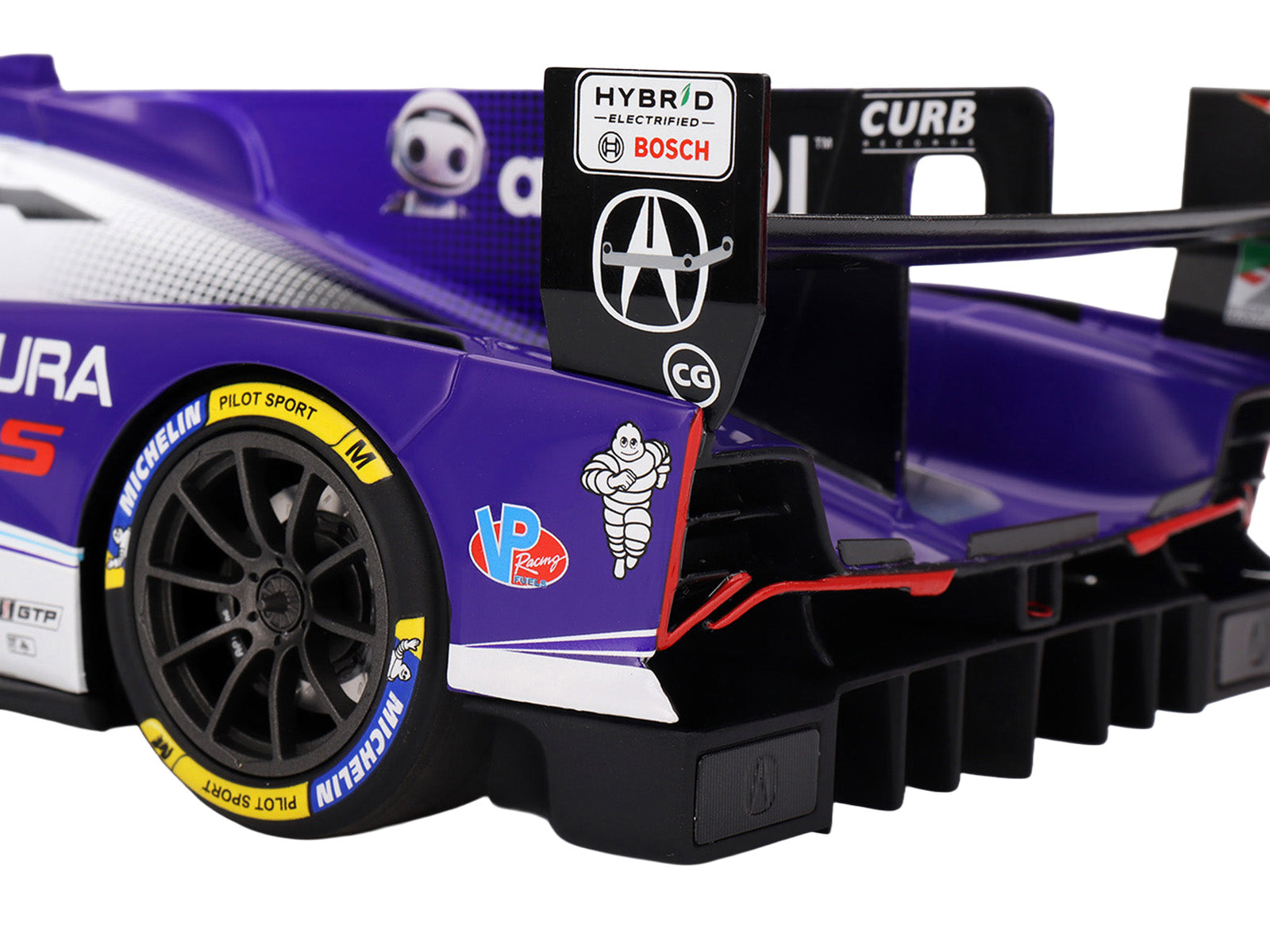 Acura ARX-06 GTP #60 Tom Blomqvist - Colin Braun - Scott Dixon "Acura Meyer Shank Racing with Curb-Agajanian" IMSA "12 Hours of Sebring" (2025) 1/18 Model Car by Top Speed - image 4
