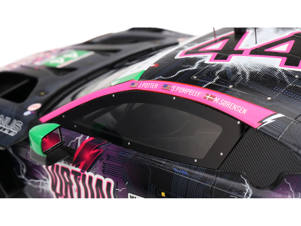 Aston Martin Vantage GT3 EVO #44 John Potter - Spencer Pumpelly - Marco Sorensen "Magnus Racing" IMSA "Six Hours of The Glen (Watkins Glen)" (2025) 1/18 Model Car by Top Speed