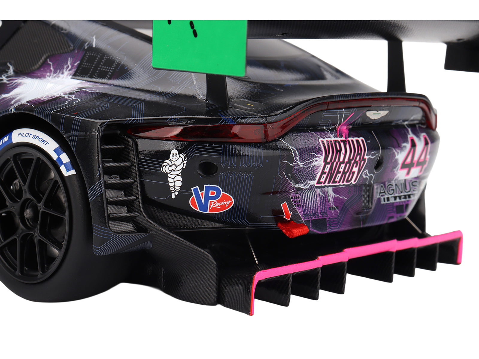 Aston Martin Vantage GT3 EVO #44 John Potter - Spencer Pumpelly - Marco Sorensen "Magnus Racing" IMSA "Six Hours of The Glen (Watkins Glen)" (2025) 1/18 Model Car by Top Speed