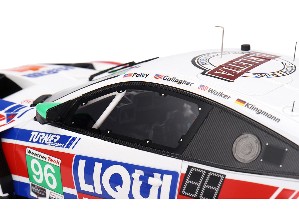 BMW M4 GT3 EVO #96 Robby Foley - Patrick Gallagher - Jens Klingmann - Jake Walker "Turner Motorsport" IMSA "Hours of Daytona" (2025) 1/18 Model Car by Top Speed - image 2