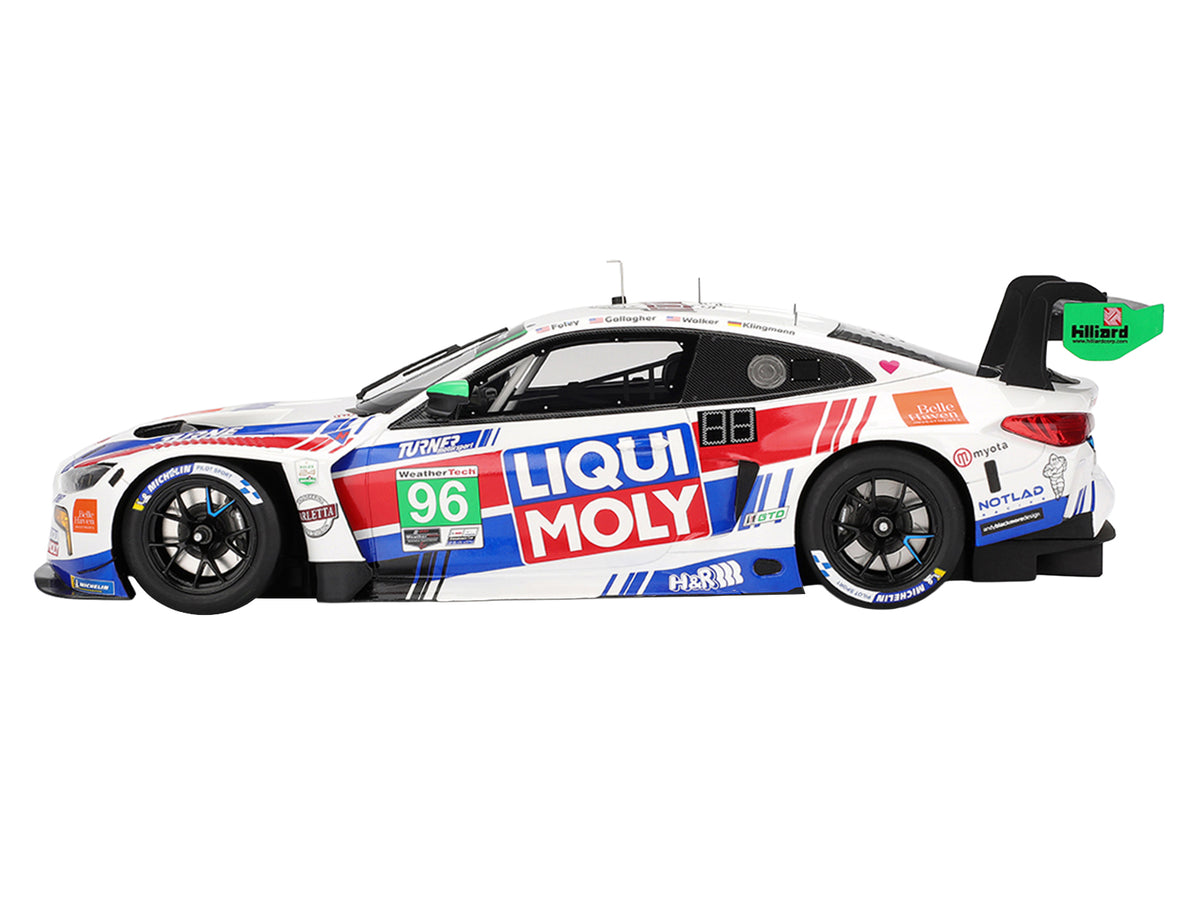 BMW M4 GT3 EVO #96 Robby Foley - Patrick Gallagher - Jens Klingmann - Jake Walker "Turner Motorsport" IMSA "Hours of Daytona" (2025) 1/18 Model Car by Top Speed - image 3