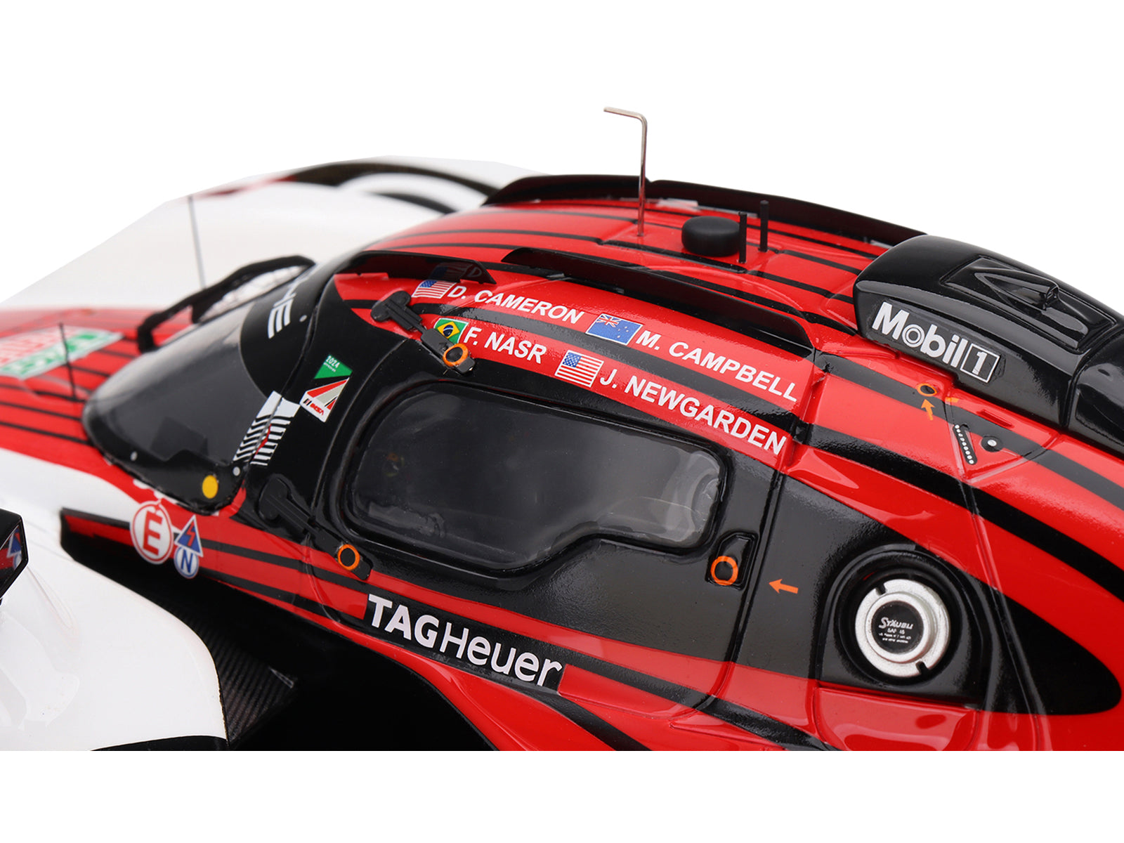 Porsche 963 #7 Dane Cameron - Matt Campbell - Felipe Nasr - Josef Newgarden "Porsche Penske Motorsport" Winner IMSA "24 Hours of Daytona" (2024) 1/18 Model Car by Top Speed - image 2