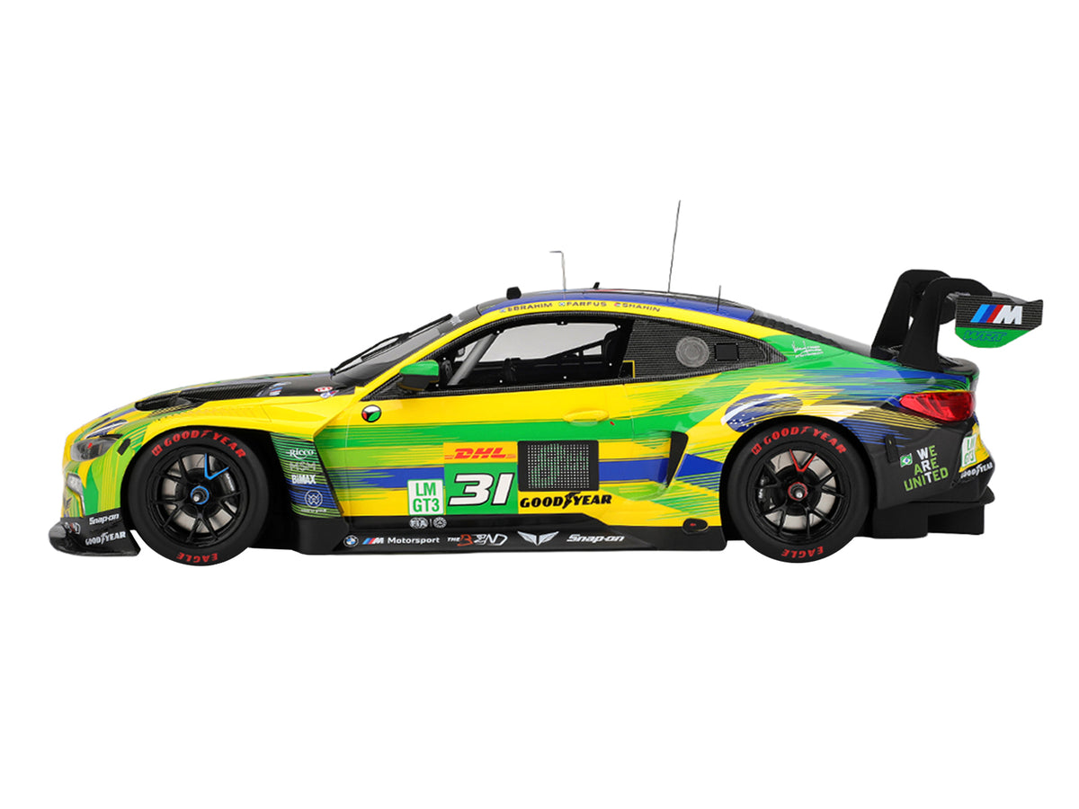 BMW M4 GT3 EVO #31 Pedro Ebrahim - Augusto Farfus - Yasser Shahin "The Bend Team WRT" WEC "6 Hours of Sao Paulo" (2025) 1/18 Model Car by Top Speed - image 3