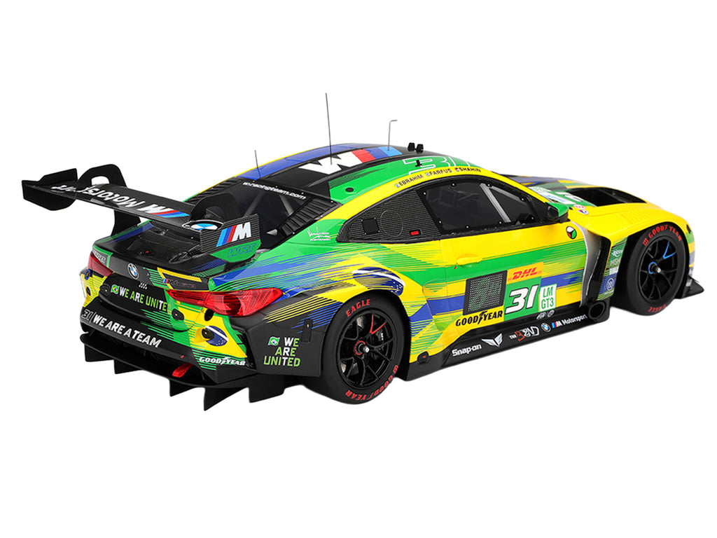 BMW M4 GT3 EVO #31 Pedro Ebrahim - Augusto Farfus - Yasser Shahin "The Bend Team WRT" WEC "6 Hours of Sao Paulo" (2025) 1/18 Model Car by Top Speed - image 5