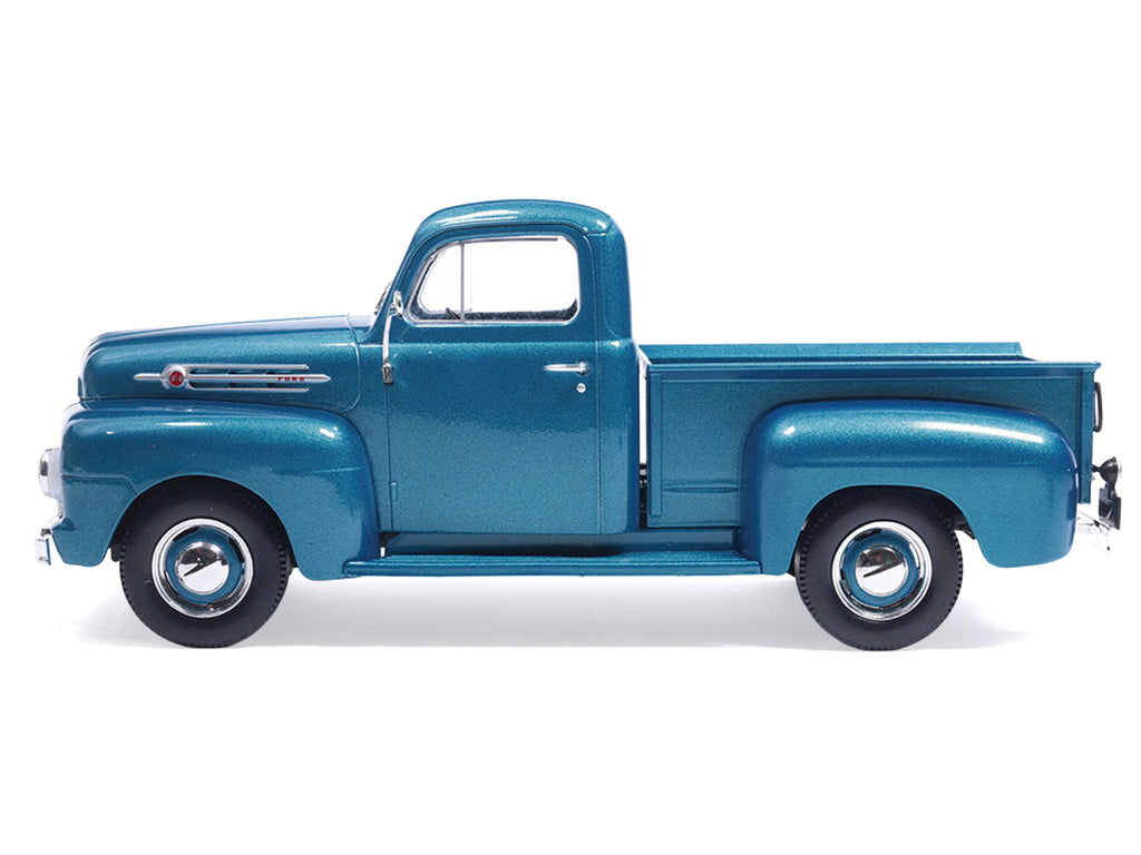 1952 Ford F1 Pickup Truck Blue Metallic 1/24 Diecast Model by IXO Models - image 2