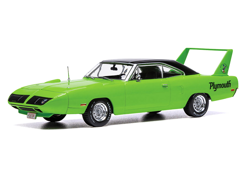 1970 Plymouth Road Runner Superbird Green with Black Vinyl Top 1/43 Diecast Model by IXO Models - image 2