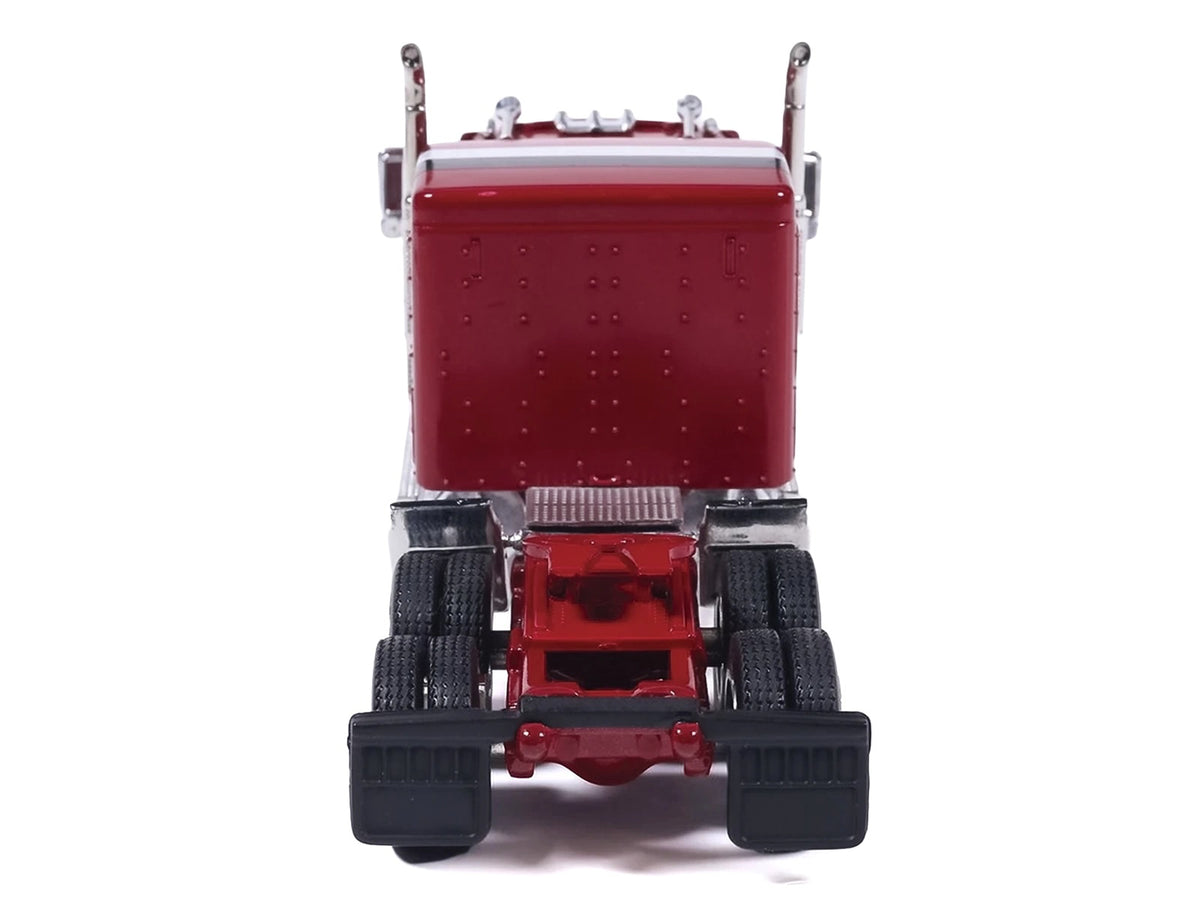 1978 Ford LTL-9000 Truck Tractor Red Metallic with Stripes 1/64 Diecast Model Car by IXO Models