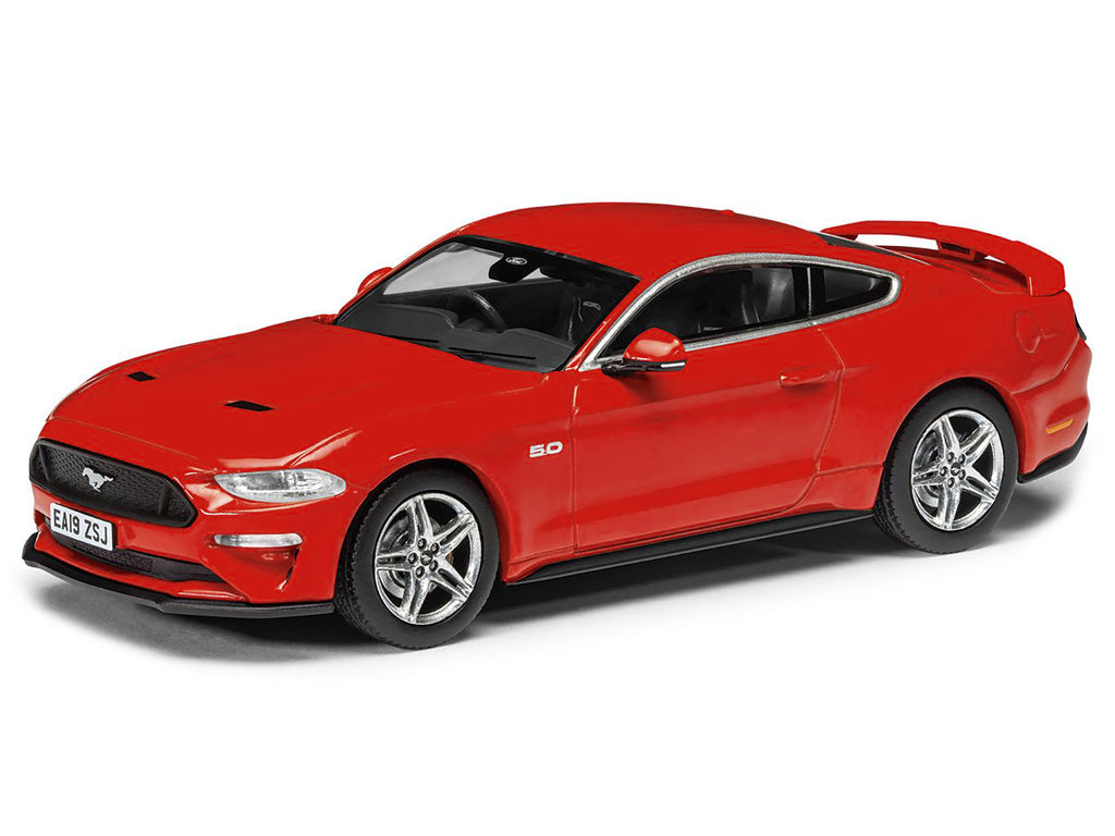 Ford Mustang Mk6 GT Fastback 5.0 RHD (Right Hand Drive) Race Red "Vanguards" Series 1/43 Diecast Model Car by Corgi - image 2