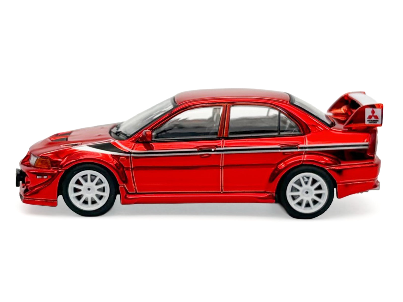 Mitsubishi Lancer Evolution VI RHD (Right Hand Drive) "Tommi Makinen Edition" Red Chrome "Hobby Expo China 2026" 1/64 Diecast Model Car by Works Model - image 3