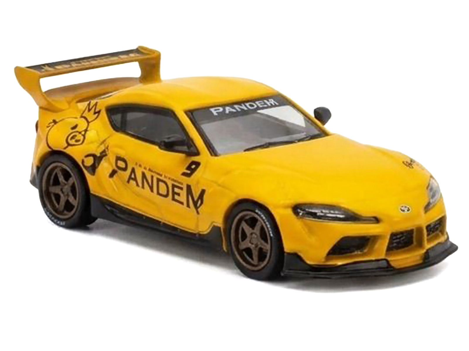 Pandem Supra Yellow "The Model Car Show Malaysia 2026" 1/64 Diecast Model Car by Works Model