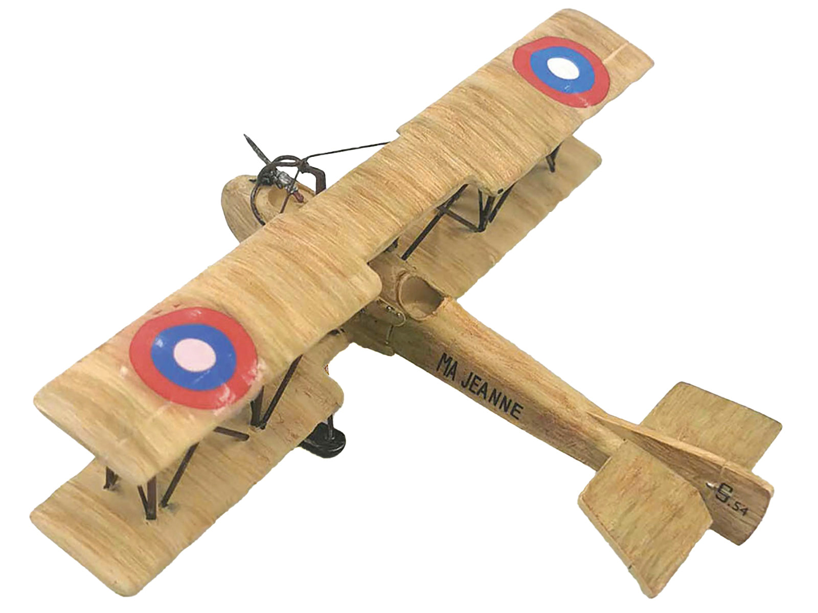 SPAD SA 4 Aircraft with Ski Gear "French Air Force" 1/72 Model Airplane by Wings of the Great War - image 3