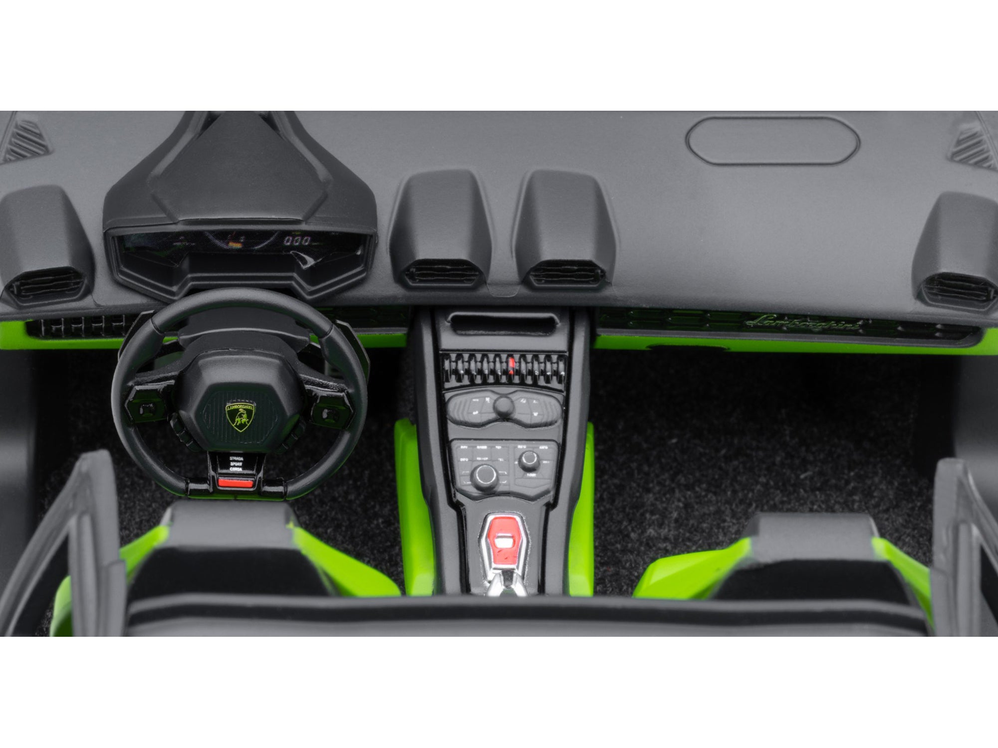 Lamborghini Huracan GT "LB-Silhouette Works" Pearl Green Metallic with Black Top 1/18 Model Car by Autoart - image 3