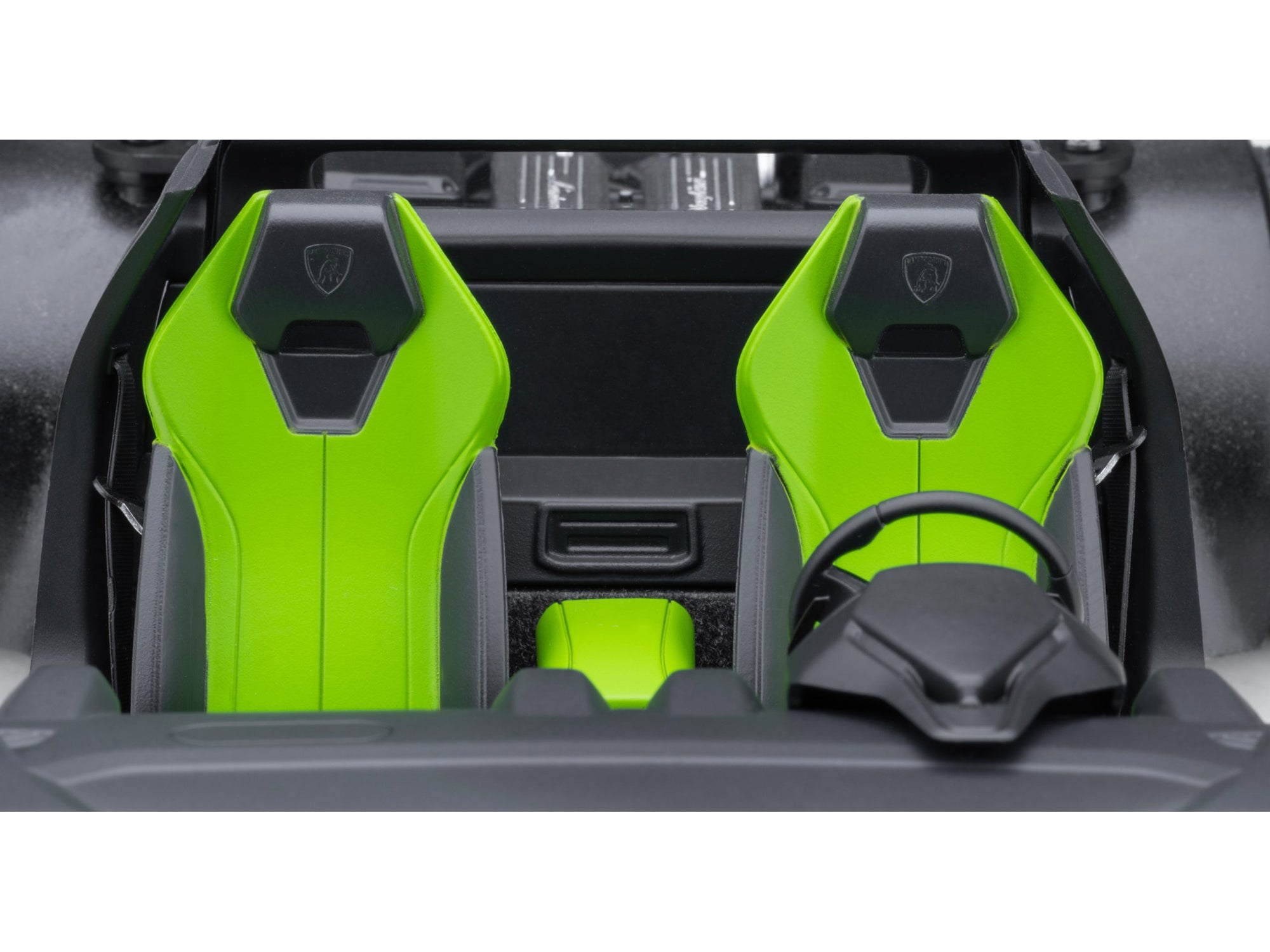 Lamborghini Huracan GT "LB-Silhouette Works" Pearl Green Metallic with Black Top 1/18 Model Car by Autoart - image 4