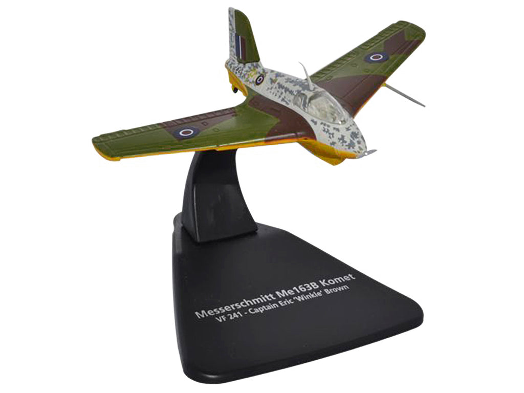 Messerschmitt Me 163B Komet Rocket Plane VF 241 Captain Eric 'Winkle' Brown "Oxford Aviation" Series 1/72 Diecast Model Airplane by Oxford Diecast - image 2