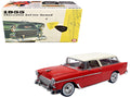 1955 Chevrolet Bel Air Nomad Red with Cream Top by ACME, 1:18 scale — photo 1