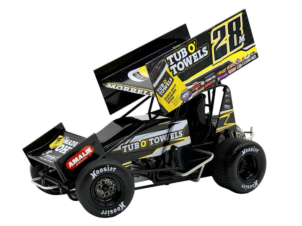 2026 Conner Morrell #28M Tub O' Towels winged sprint car, ACME 1:18 — photo 2