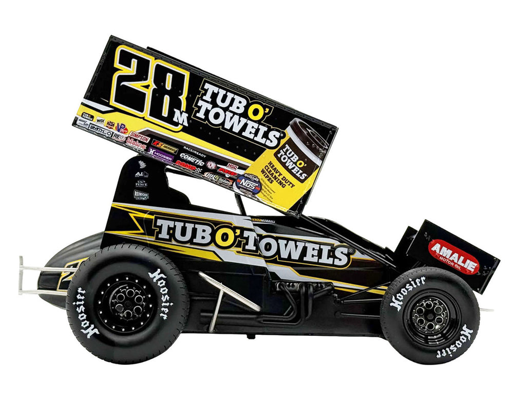 2026 Conner Morrell #28M Tub O' Towels winged sprint car, ACME 1:18 — photo 4