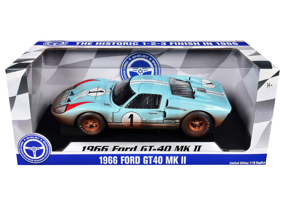 Ford GT40 MKII #1 Ken Miles and Denny Hulme, Shelby American, Le Mans 1966 – ACME 1:18