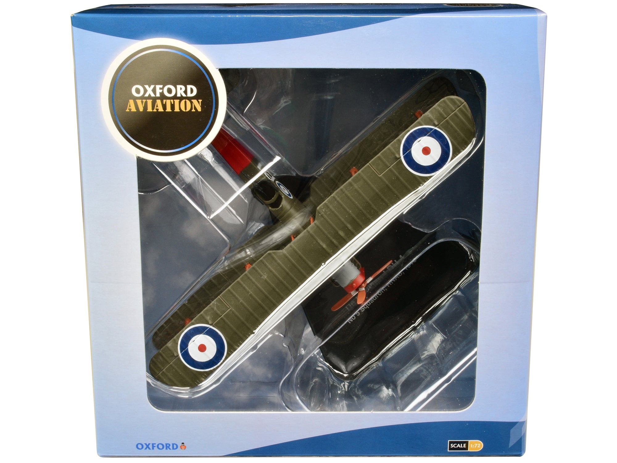 De Havilland DH4 Bomber Plane "5 Squadron Royal Naval Air Service" (1918) "Oxford Aviation" Series 1/72 Diecast Model Airplane by Oxford Diecast - image 3