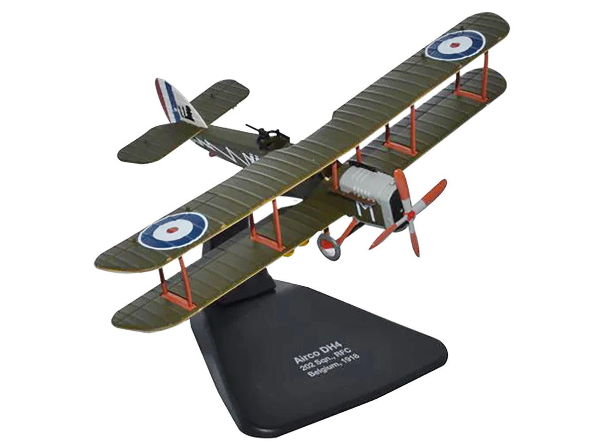 Airco DH4 Bomber Plane "202 Squadron RFC" (1918) "Oxford Aviation" Series 1/72 Diecast Model Airplane by Oxford Diecast - image 2